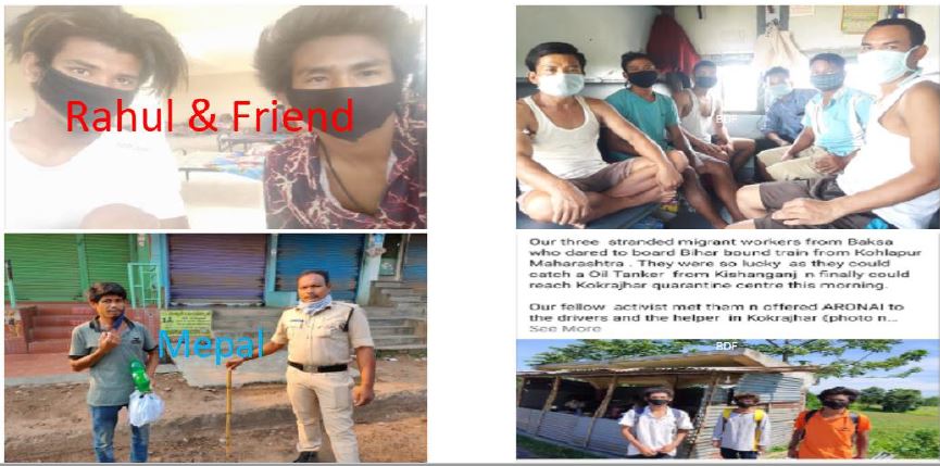 Bodo migrant workers return